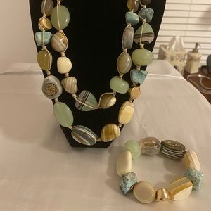 Chico’s Necklace & Bracelet Set